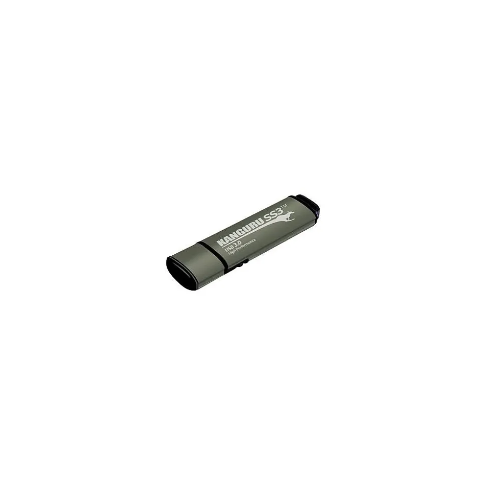 SS3 with Write Protect Switch 512GB USB 3.0 Flash Drive, Green (KF3WP-512G) | Kanguru New