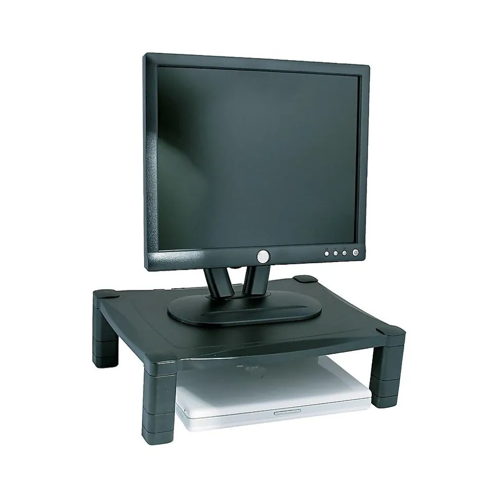 Adjustable Monitor Stand, Black (MS400) | Kantek Store