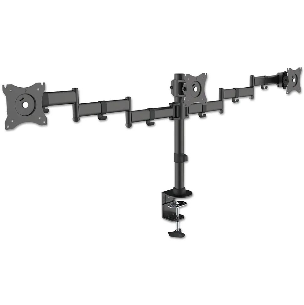 Articulating Multiple Monitor Arms for Three Monitors, Desk Mount (KTKMA230) | Kantek Cheap