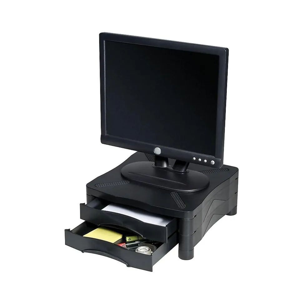 Monitor Riser, Up to 24" Monitor, Black (KCS10369) | KellyREST Best Sale