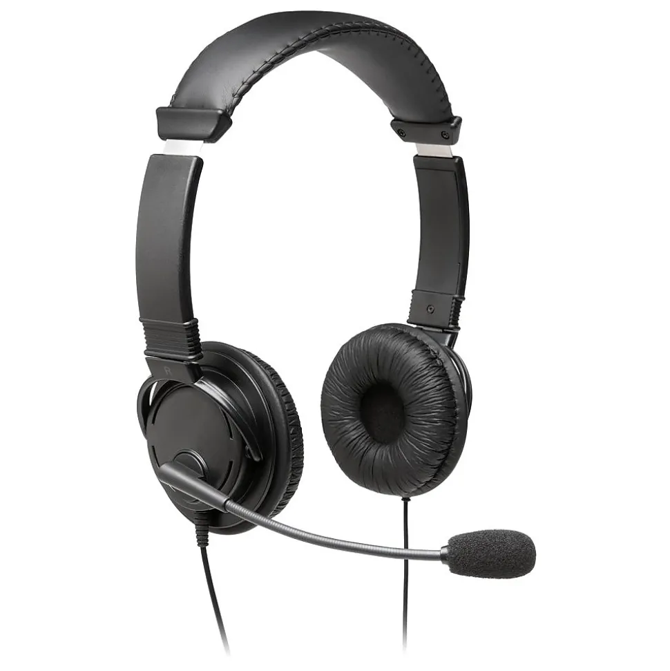 Hi-Fi Headphones With Mic Stereo Headset, Over-the-Head, Black (K97603WW) | Kensington Best