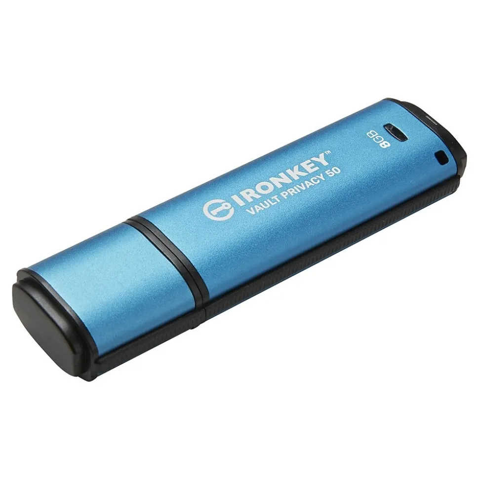 IronKey Vault Privacy 50 Series 8GB USB 3.2 Type-A Flash Drive (IKVP50/8GB) | Kingston Flash Sale