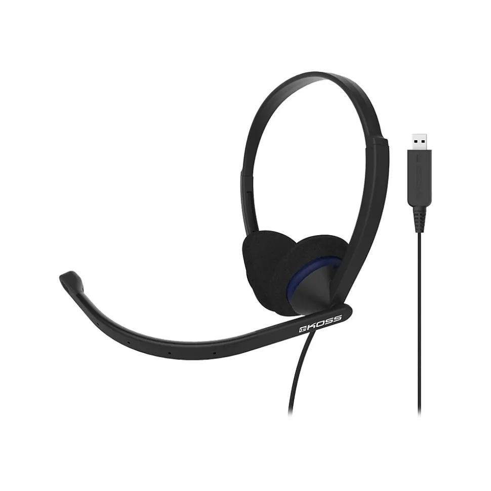 Stereo Headset, Over-the-Head, Black (CS200USB) | Koss Best Sale