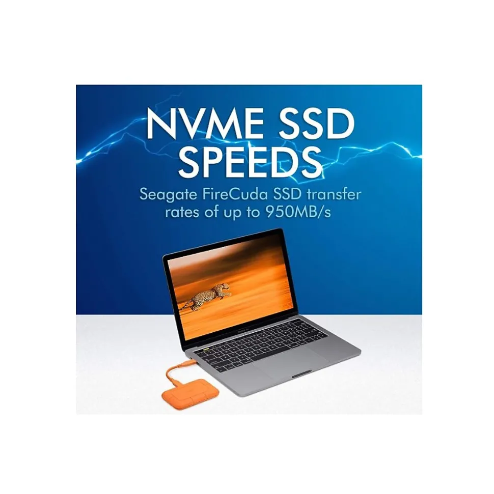 Rugged SSD STHR500800 500GB USB 3.1 Gen 2 / Thunderbolt 3 External Solid State Drive | LaCie Fashion