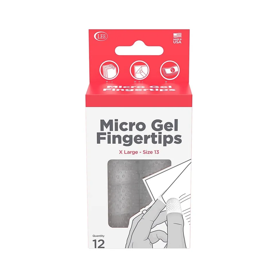 Extra-Large Fingertip, Clear, 12/Pack (41090) | Lee Clearance