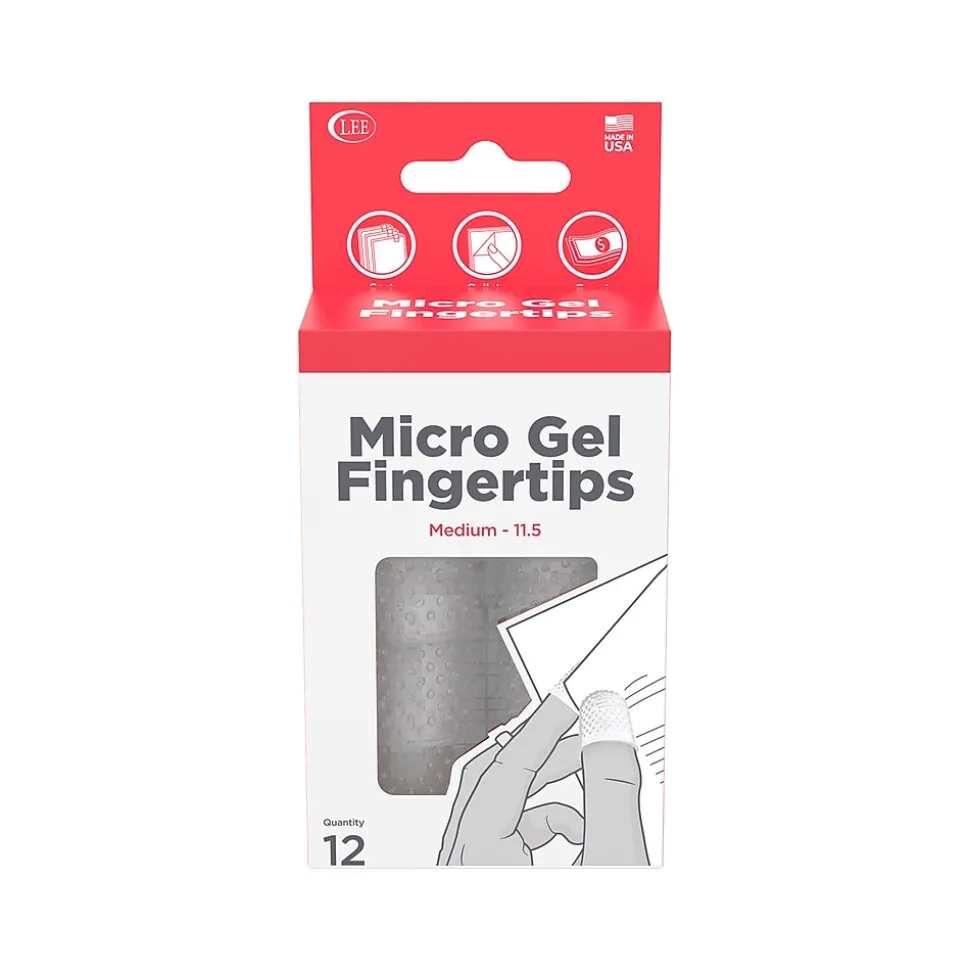 Medium Fingertip, Clear, 12/Pack (41050) | Lee Store