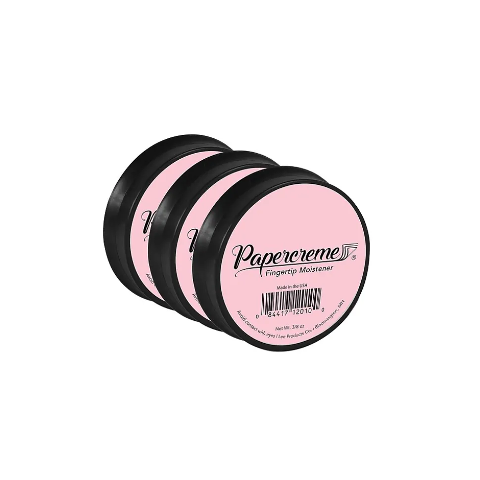 Lee Papercreme Fingertip Moistener, 0.37 oz., Pink, 3/Pack (12010) | Unbranded Online