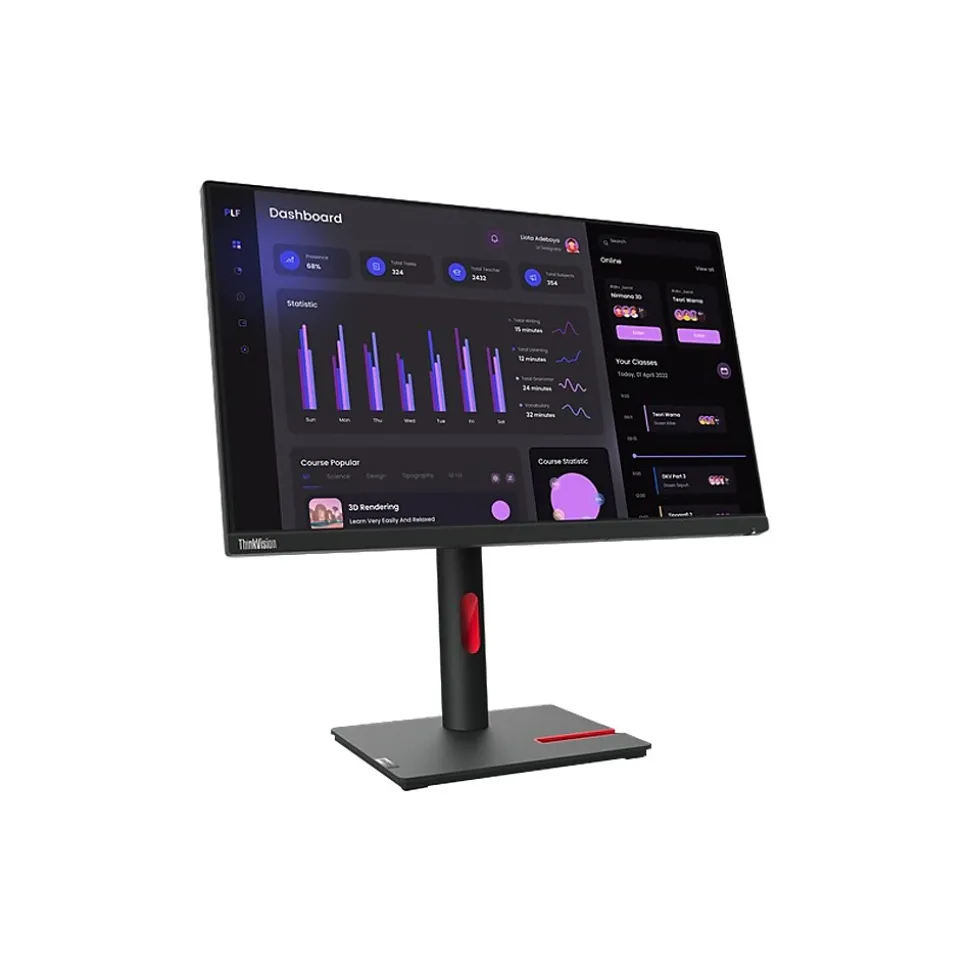 ThinkVision T24i-30 23.8" 60 Hz LED Monitor, Black (63CFMAR1US) | Lenovo Best Sale