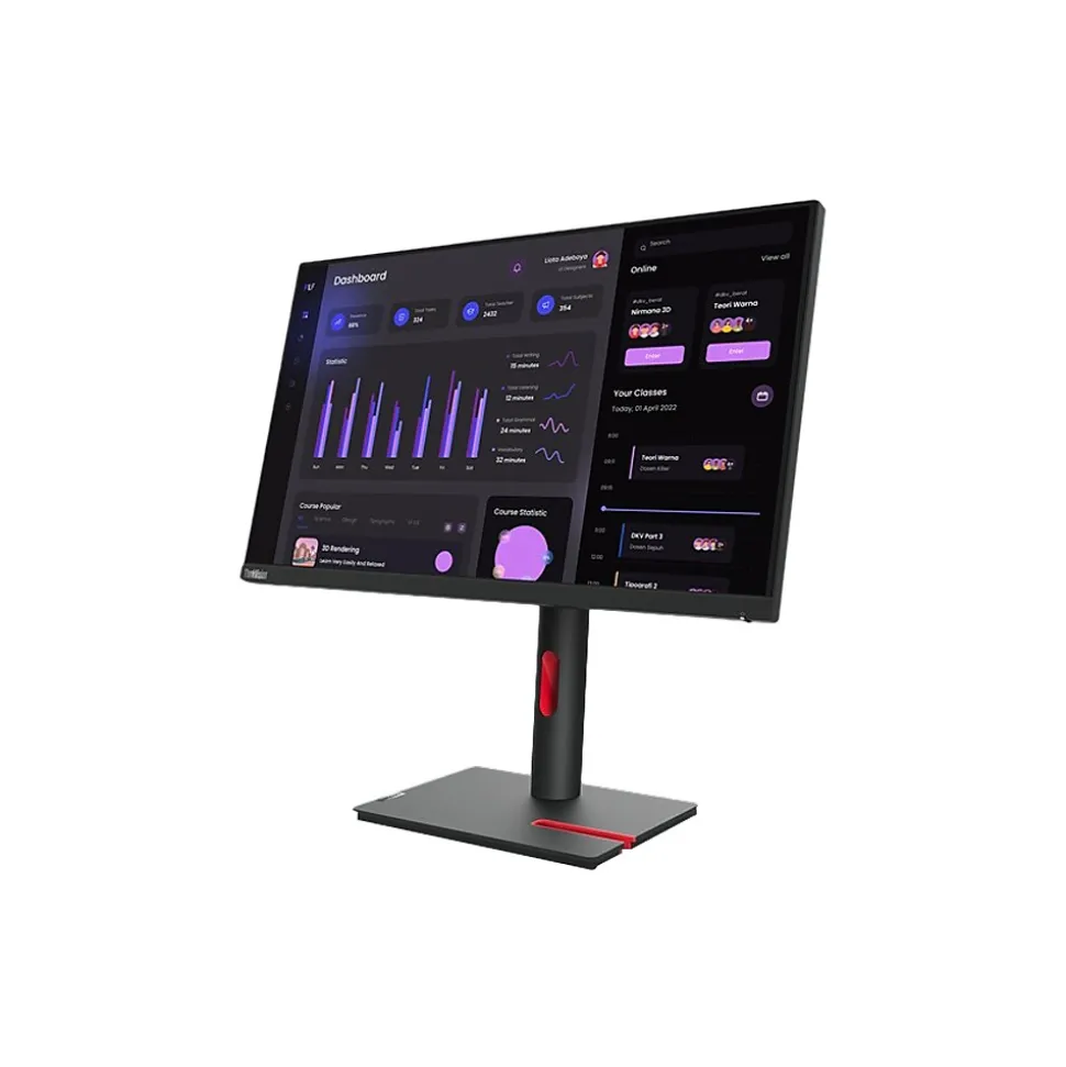 ThinkVision T24i-30 23.8" 60 Hz LED Monitor, Black (63CFMAR1US) | Lenovo Best Sale