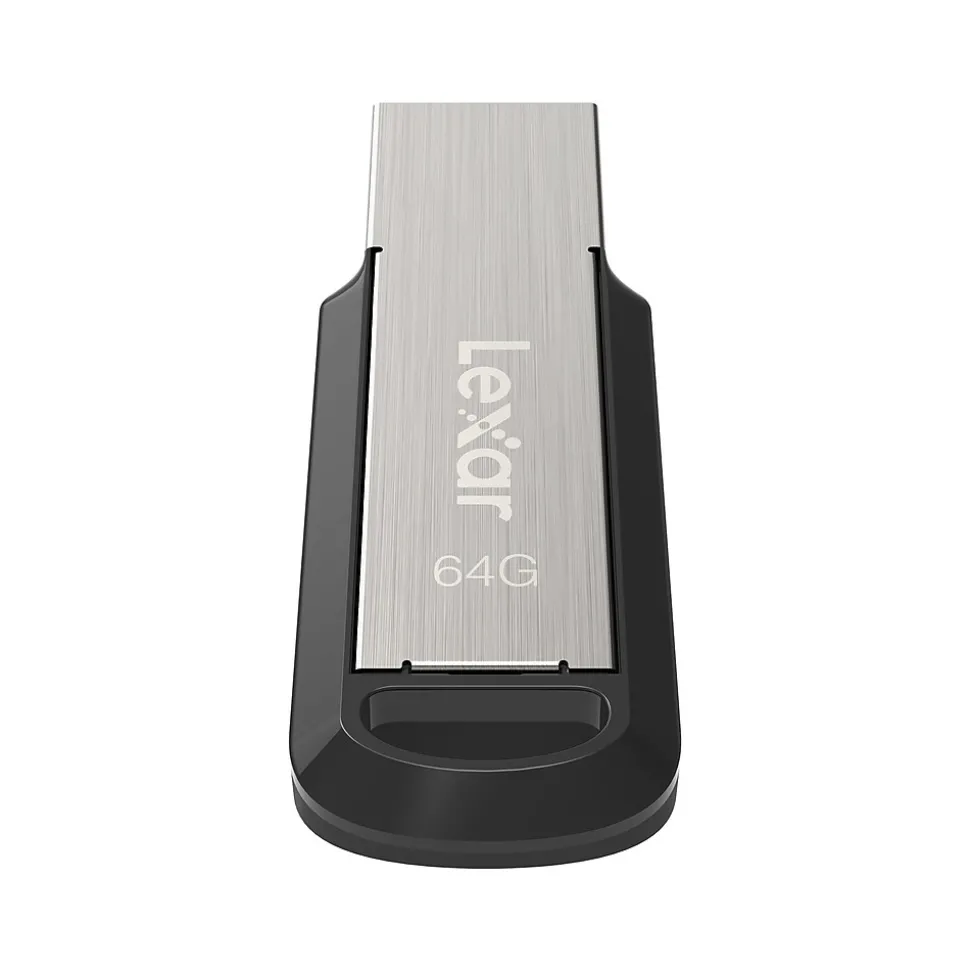 JumpDrive M400 64GB USB 3.0 Type-A Flash Drive, Silver/Black (LJDM400064G-BNBNU) | Lexar Hot