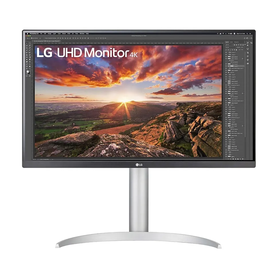 27" 4K Ultra HD LED Monitor, Silver (27BP85UN-W) | LG Sale