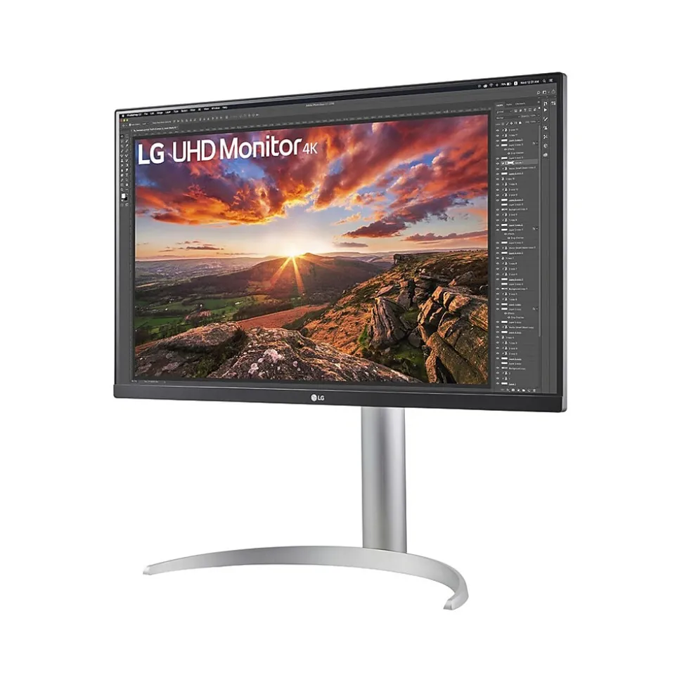 27" 4K Ultra HD LED Monitor, Silver (27BP85UN-W) | LG Sale