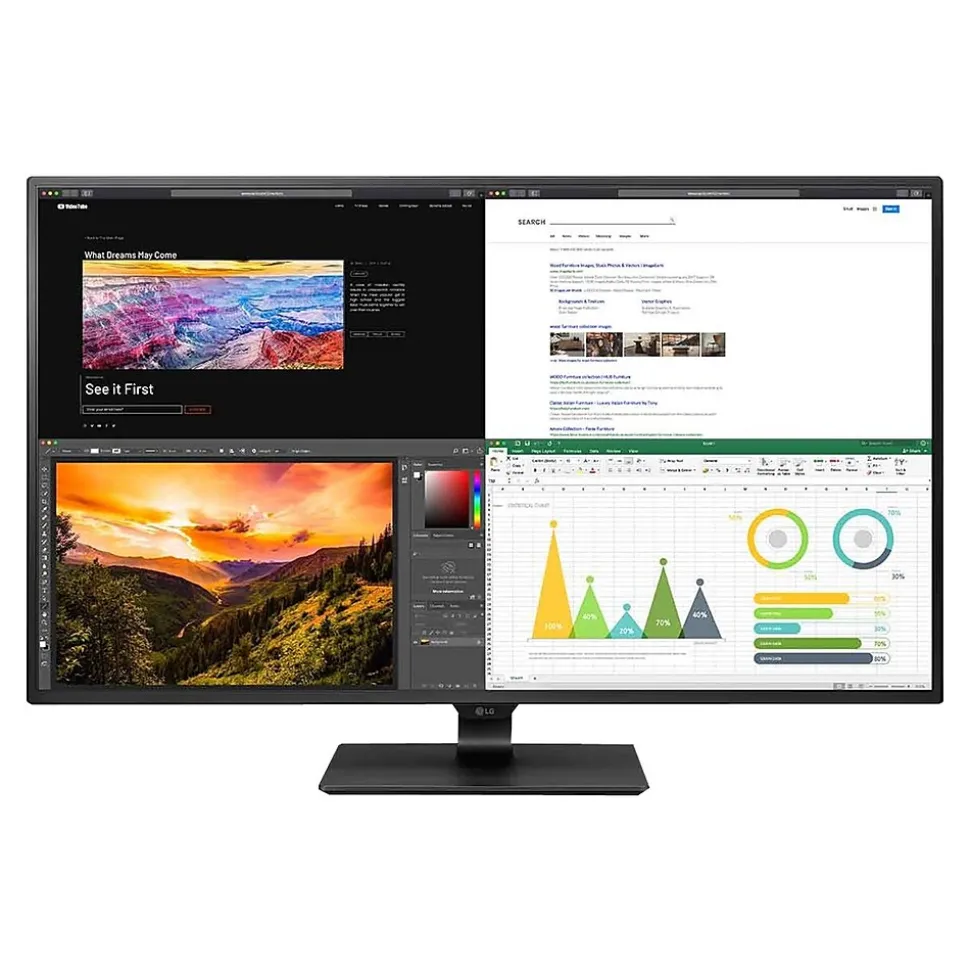 43BN70U-B/EU 43" LED Monitor, Matte Black | LG Online