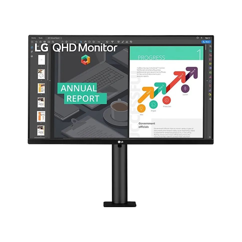 Ergo 27BN88Q-B 27" LED Monitor, Black Texture | LG Outlet