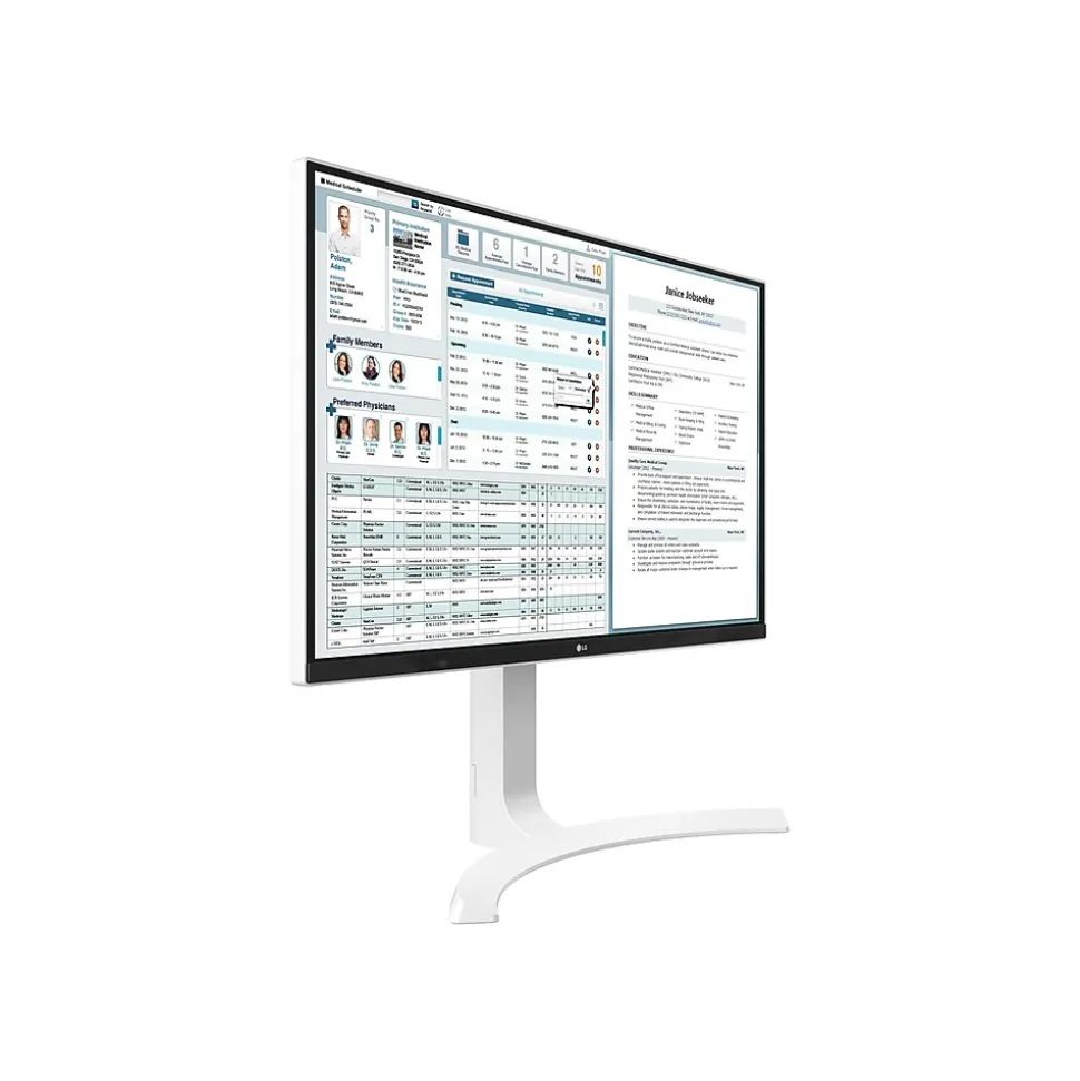 27HJ712C-W 27" LED Monitor, Silver | LG New