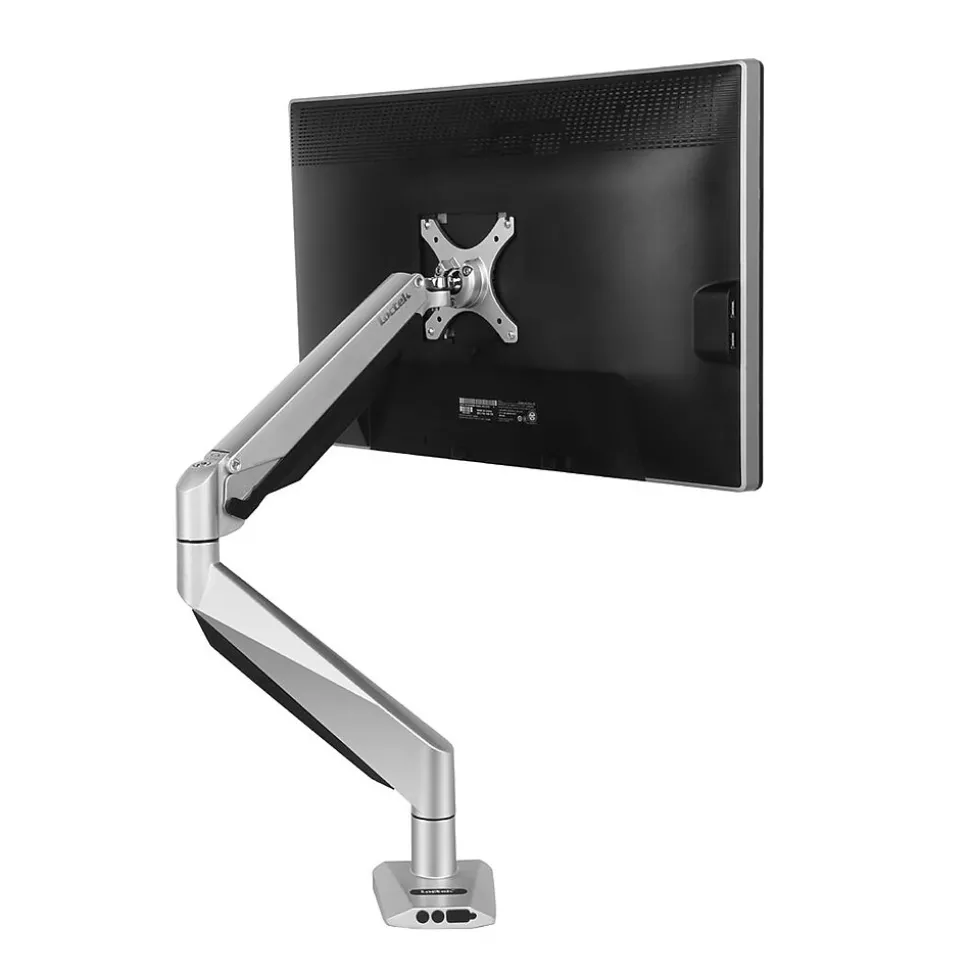 Adjustable Monitor Mount, Up to 27", Gray/Silver (D7A) | Loctek Flash Sale