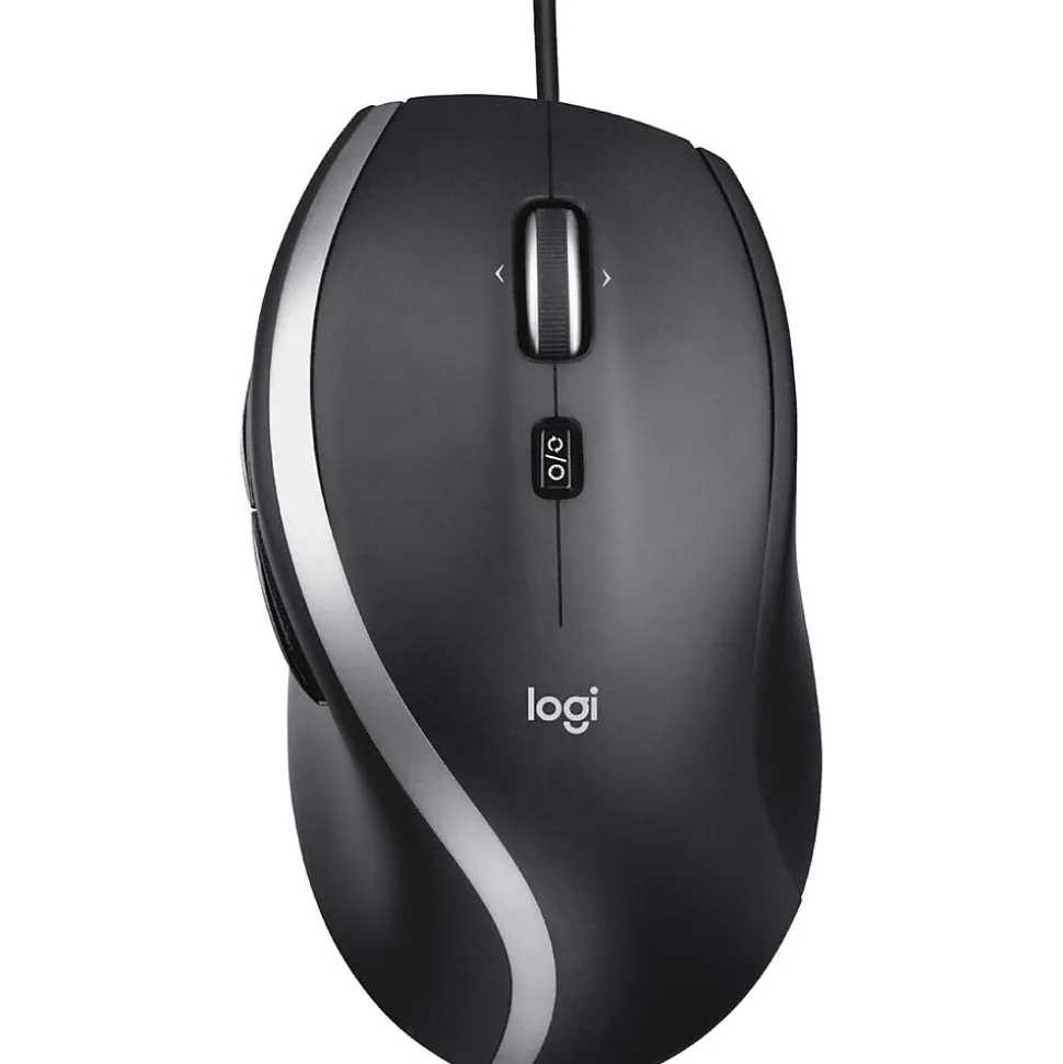 Advanced Ergonomic Ambidextrous Optical USB Mouse, Black (910-007476) | Logitech Shop