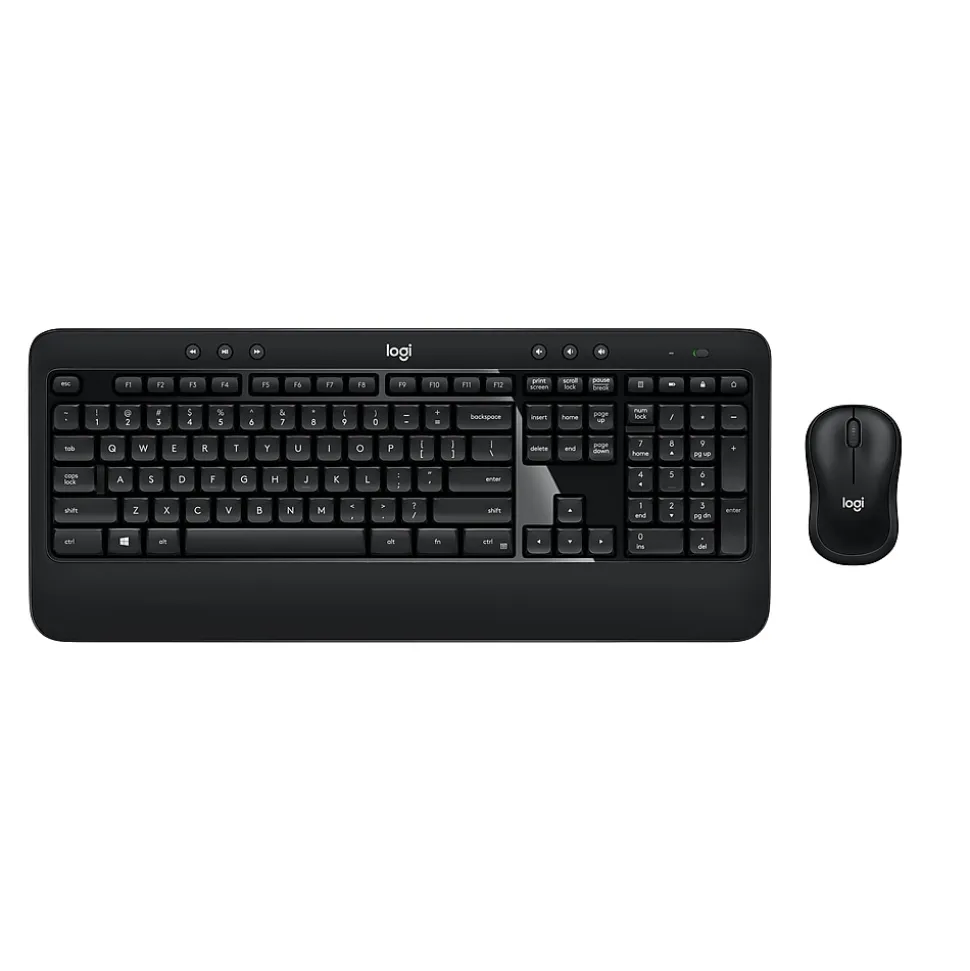 Advanced Wireless Combo Keyboard and Mouse, Black (920-008701) | Logitech Cheap