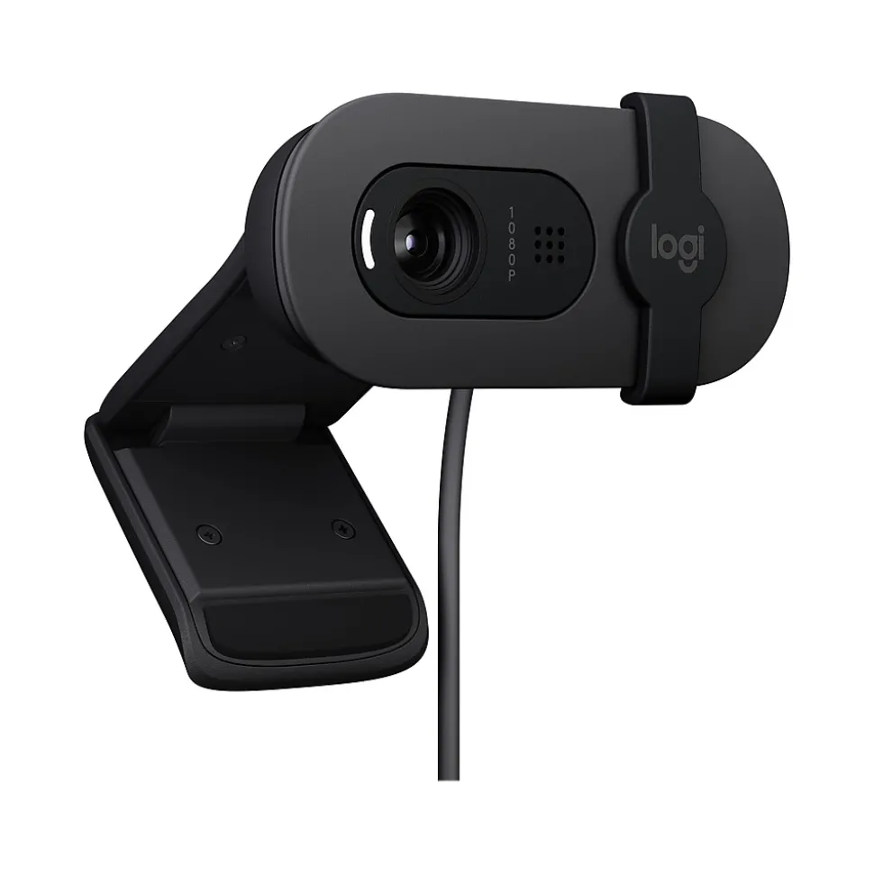 Brio 105 Full HD 1080p Webcam, 2 Megapixels, Black (960-001579) | Logitech Fashion