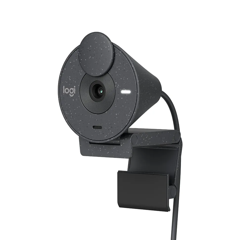 Brio 300 HD 1080p Webcam, 2 Megapixels, Graphite (960-001497) | Logitech Outlet