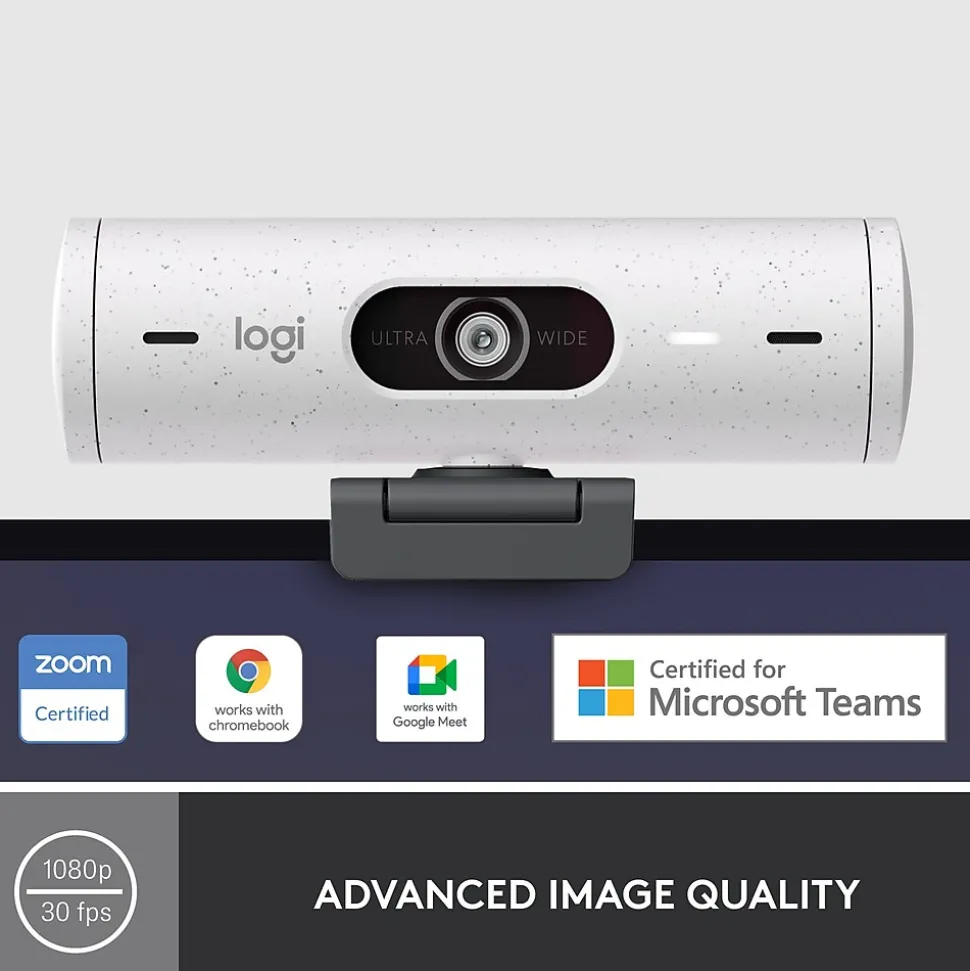 Brio 500 HD Webcam, 4 Megapixels, (960-001427) | Logitech New