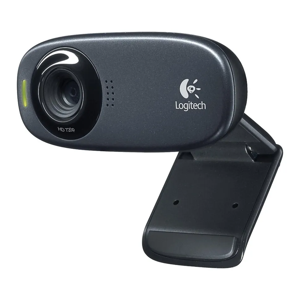 C310 1 MP Universal HD Webcam, Black (960-000585) | Logitech Flash Sale