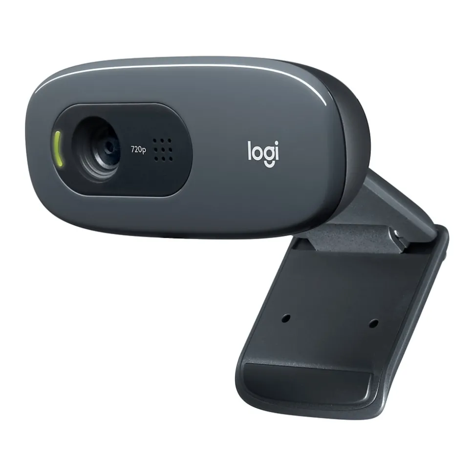 C270 HD Webcam with Noise-Reducing Mics for Video Calls | Logitech Clearance