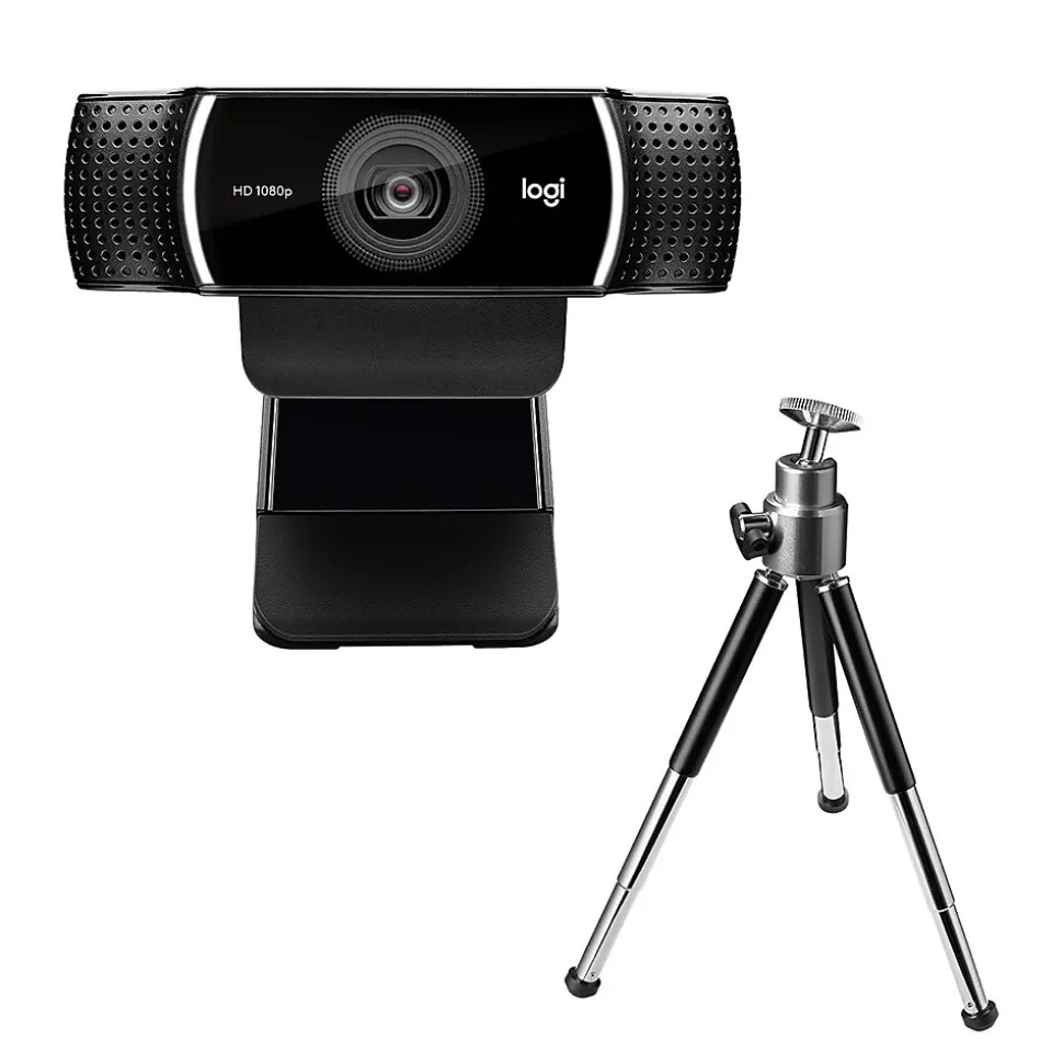 C922 Pro Stream Webcam 1080P Camera for HD Video Streaming, Black (960-001087) | Logitech Sale