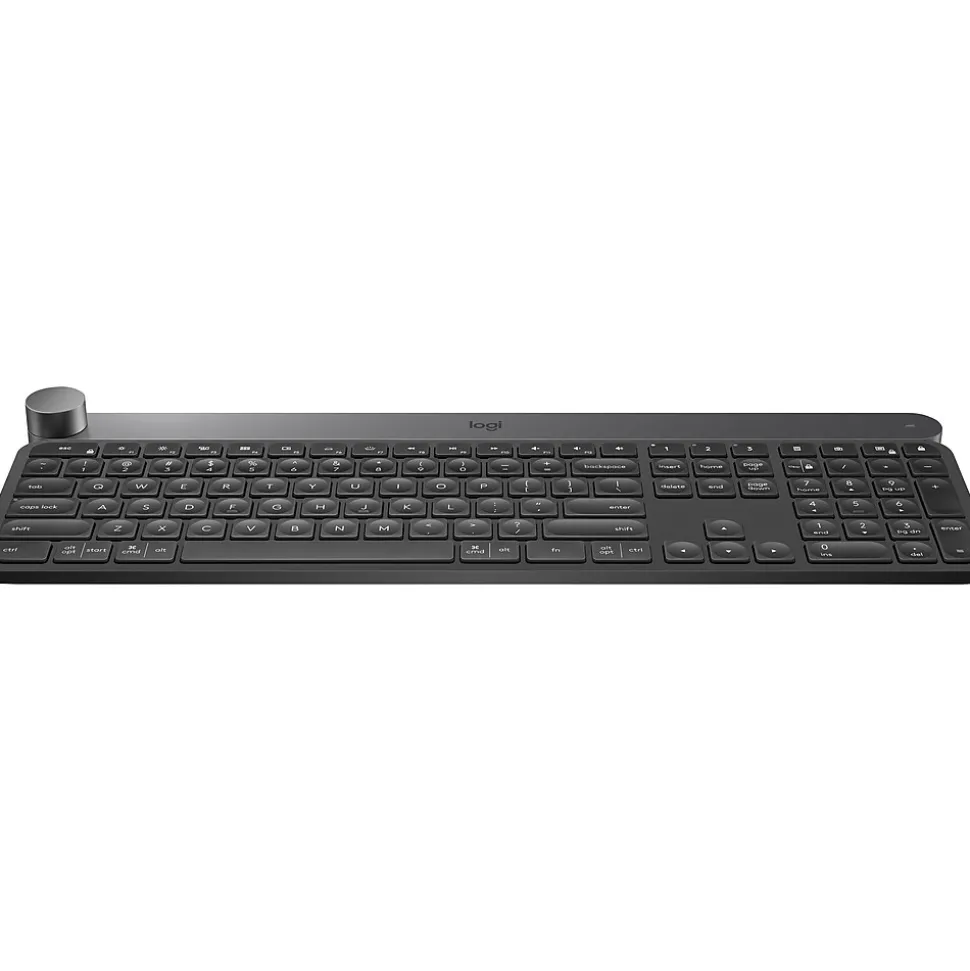 Craft Advanced with Creative Input Dial Wireless Keyboard, Gray (920-008484) | Logitech Flash Sale