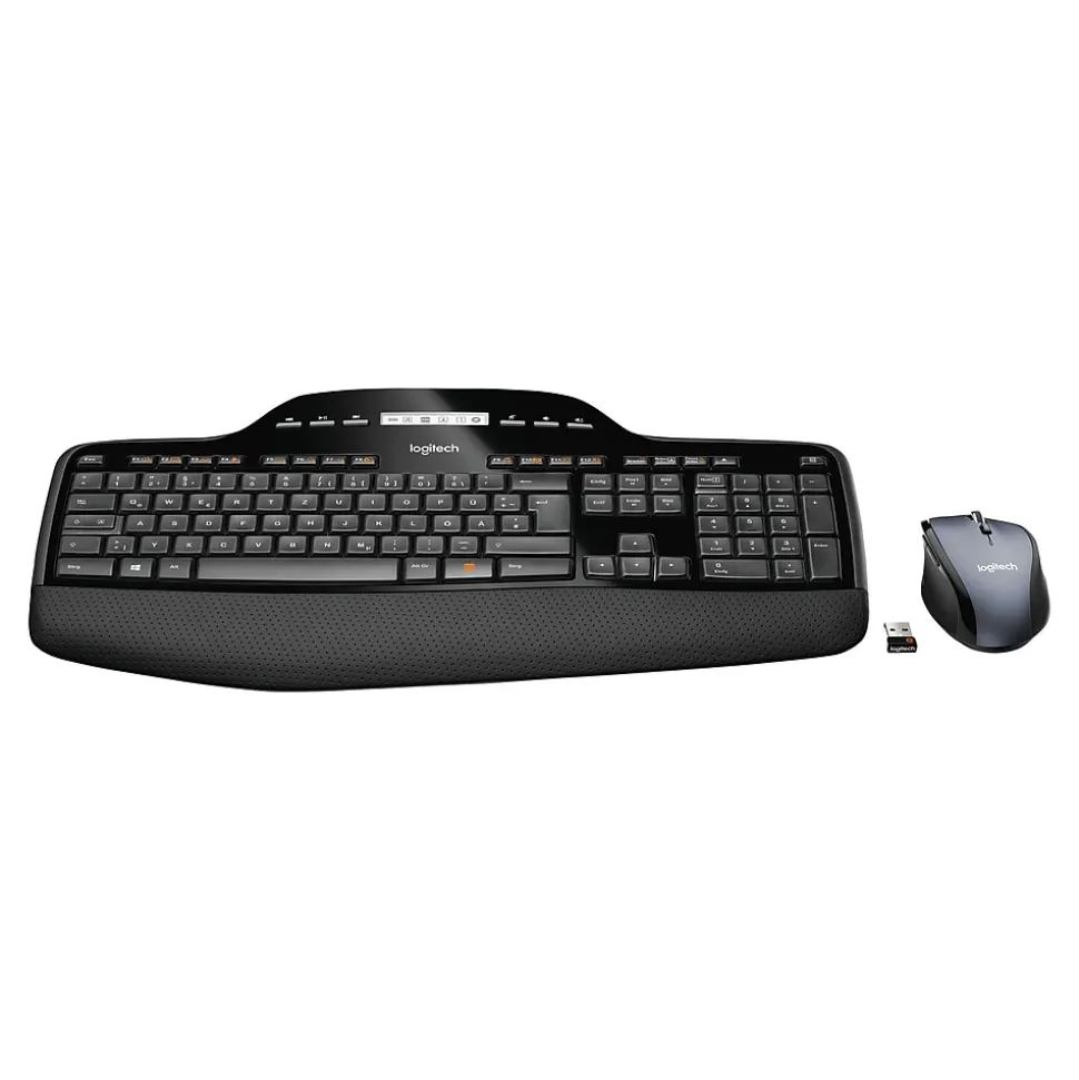 Desktop MK710 Wireless Keyboard & Mouse, Black (920-002416) | Logitech Cheap