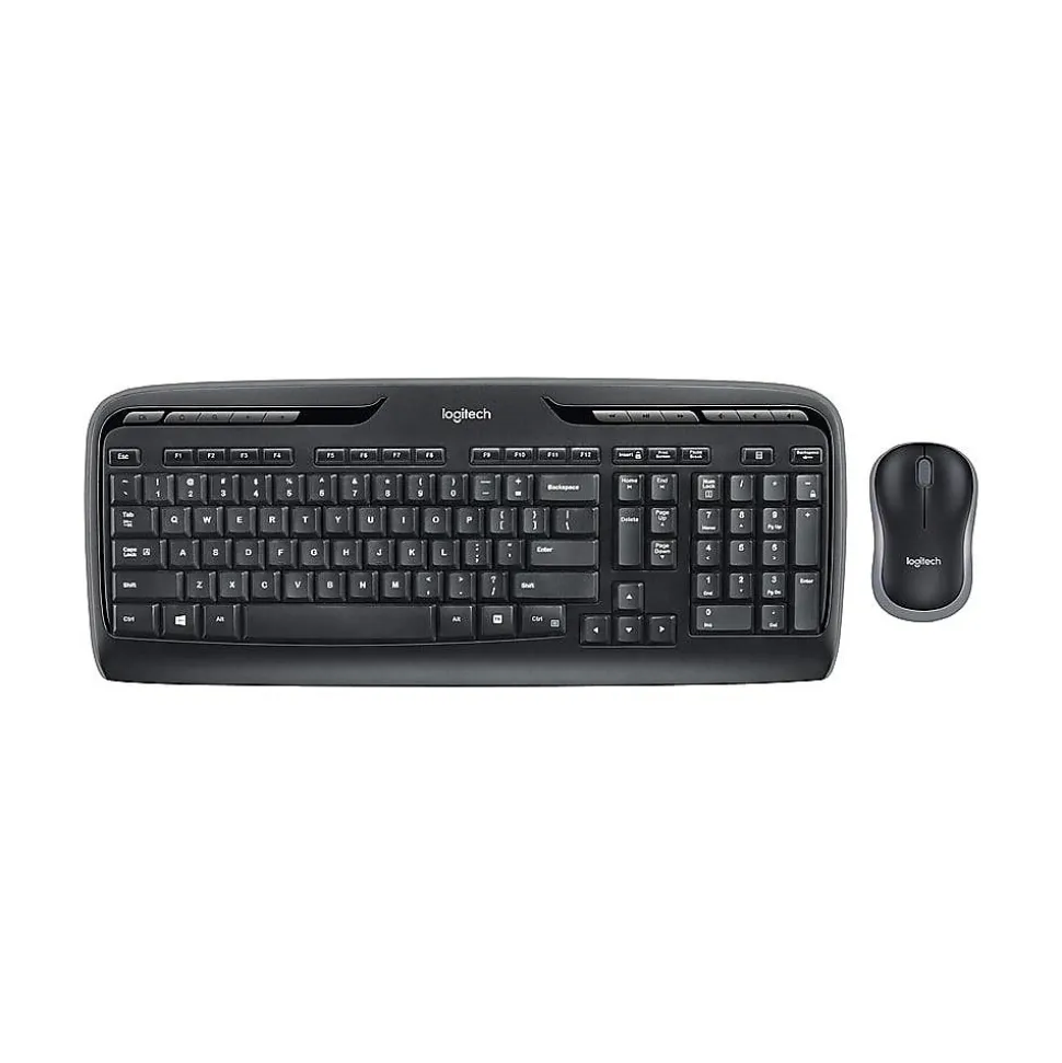 Desktop MK320 Wireless Keyboard & Mouse, Black (920-002836) | Logitech Outlet