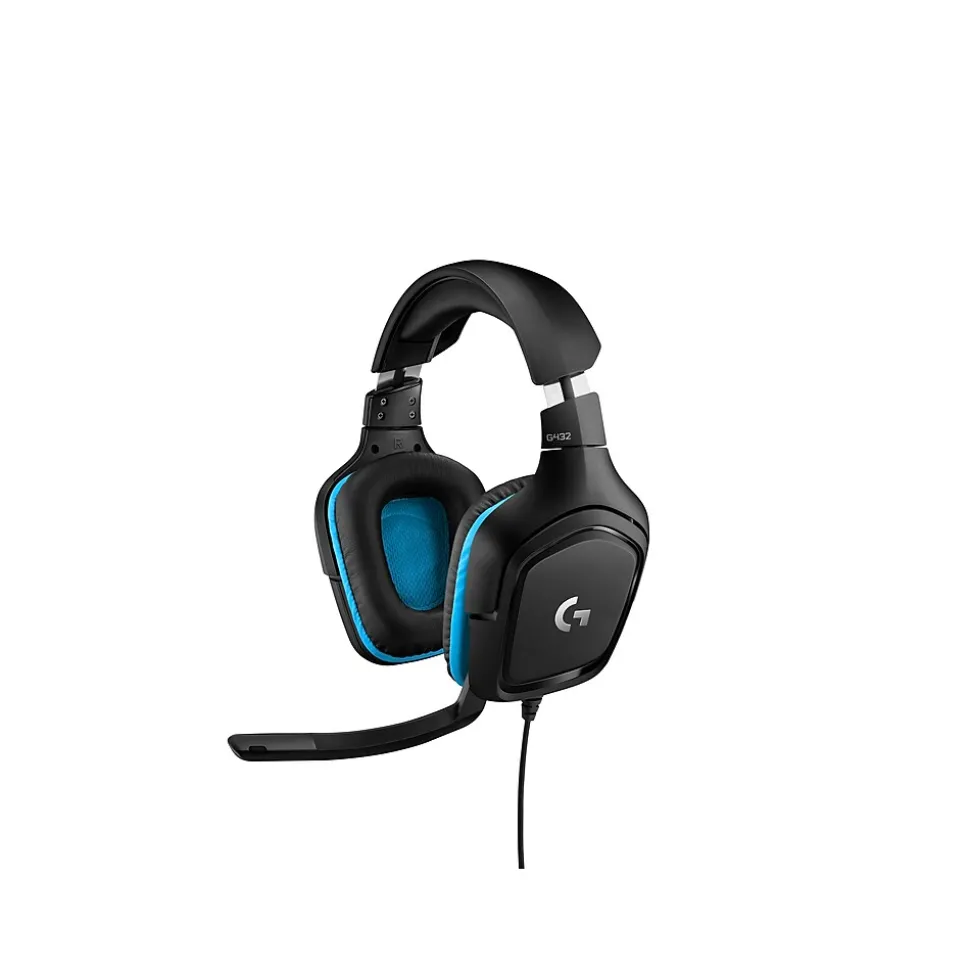 G432 981-000769 Wired 7.1 Surround Sound Wired Gaming Headset, Black | Logitech Discount