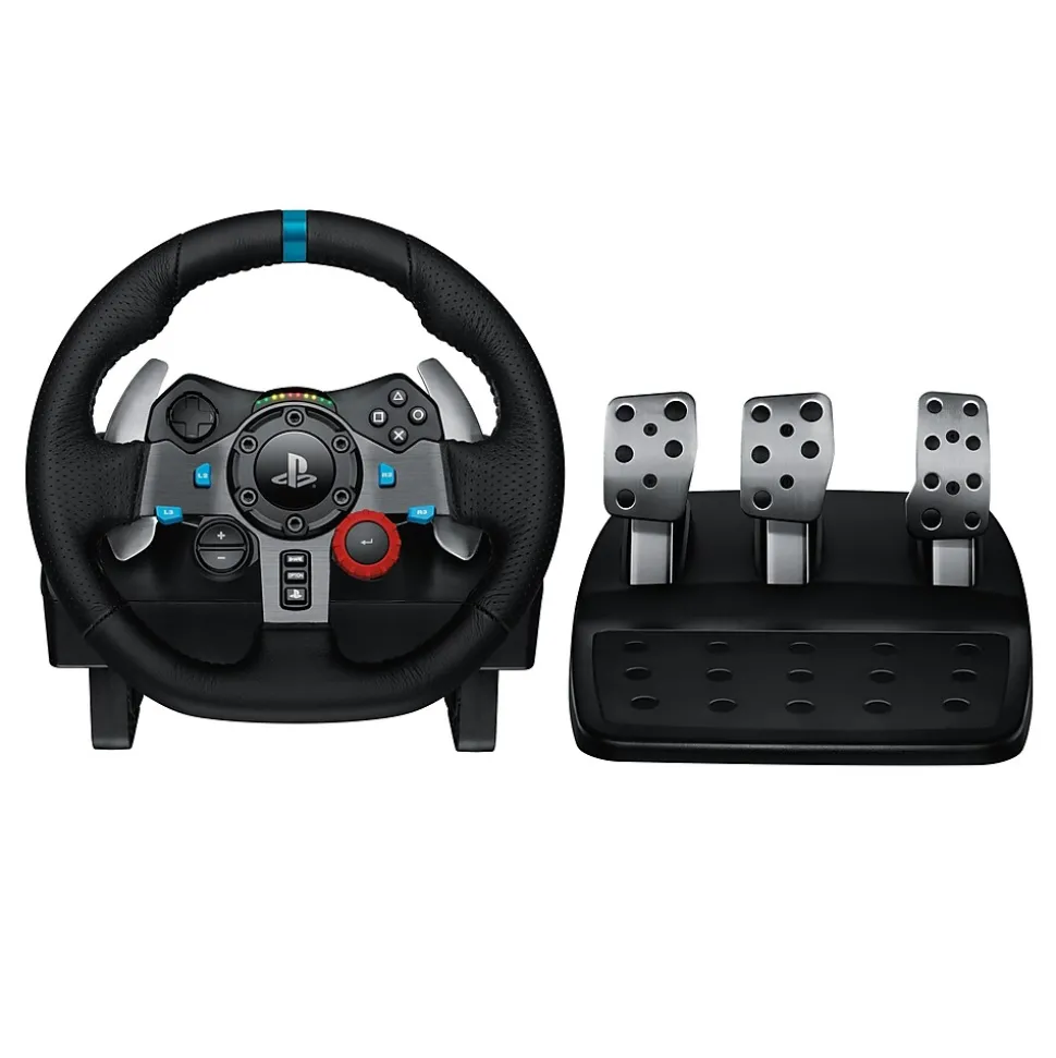 G G29 Driving Force 941-000110 Gaming Steering Wheel for PS3 & PS4, Cable, Black | Logitech Hot