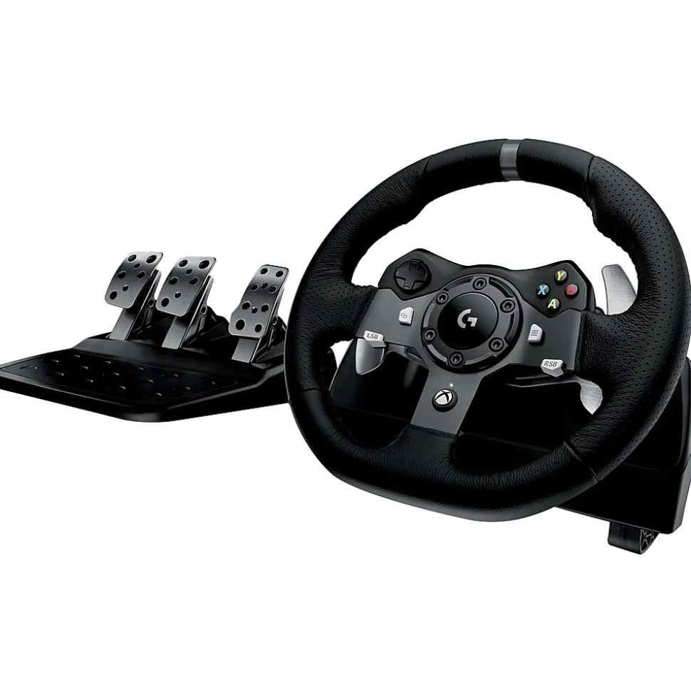 G G920 Driving Force 941-000121 Gaming Steering Wheel Xbox One & PC, Cable, Black | Logitech Fashion