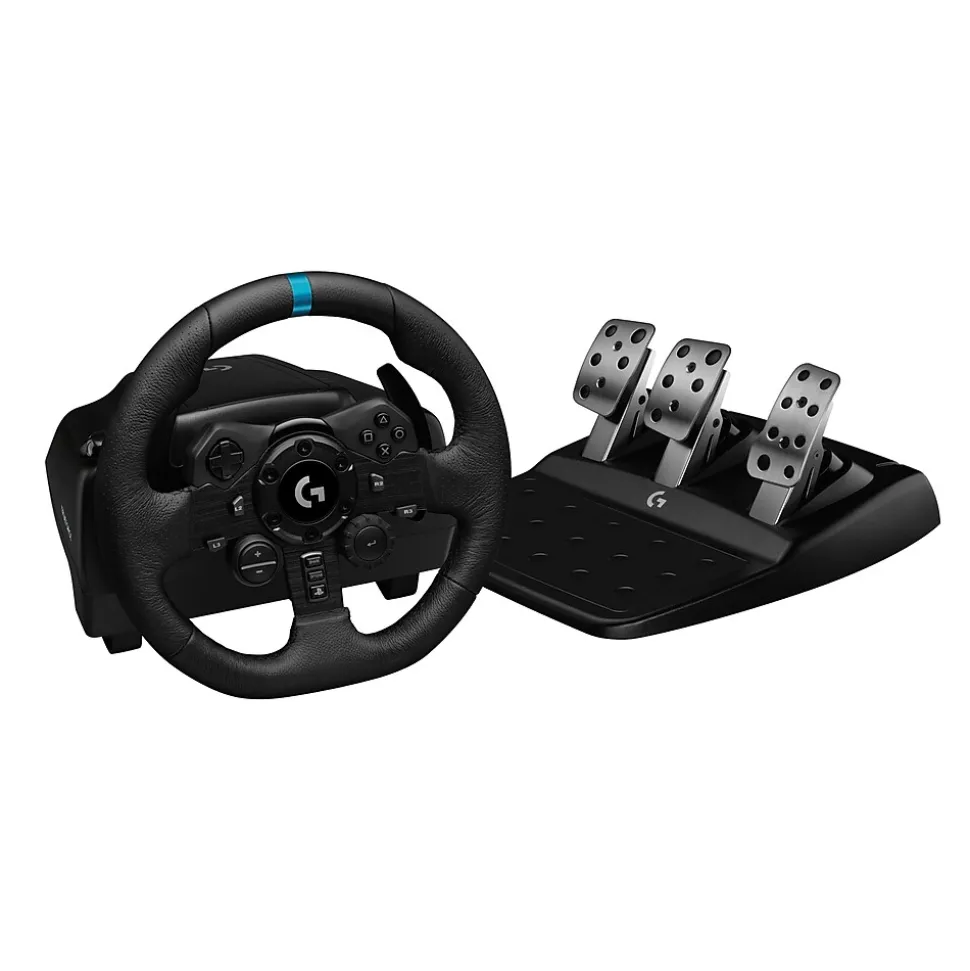 G G923 TRUEFORCE Sim Racing Wheel and Pedals for PS5, PS4 and PC, Black (941-000147) | Logitech Outlet