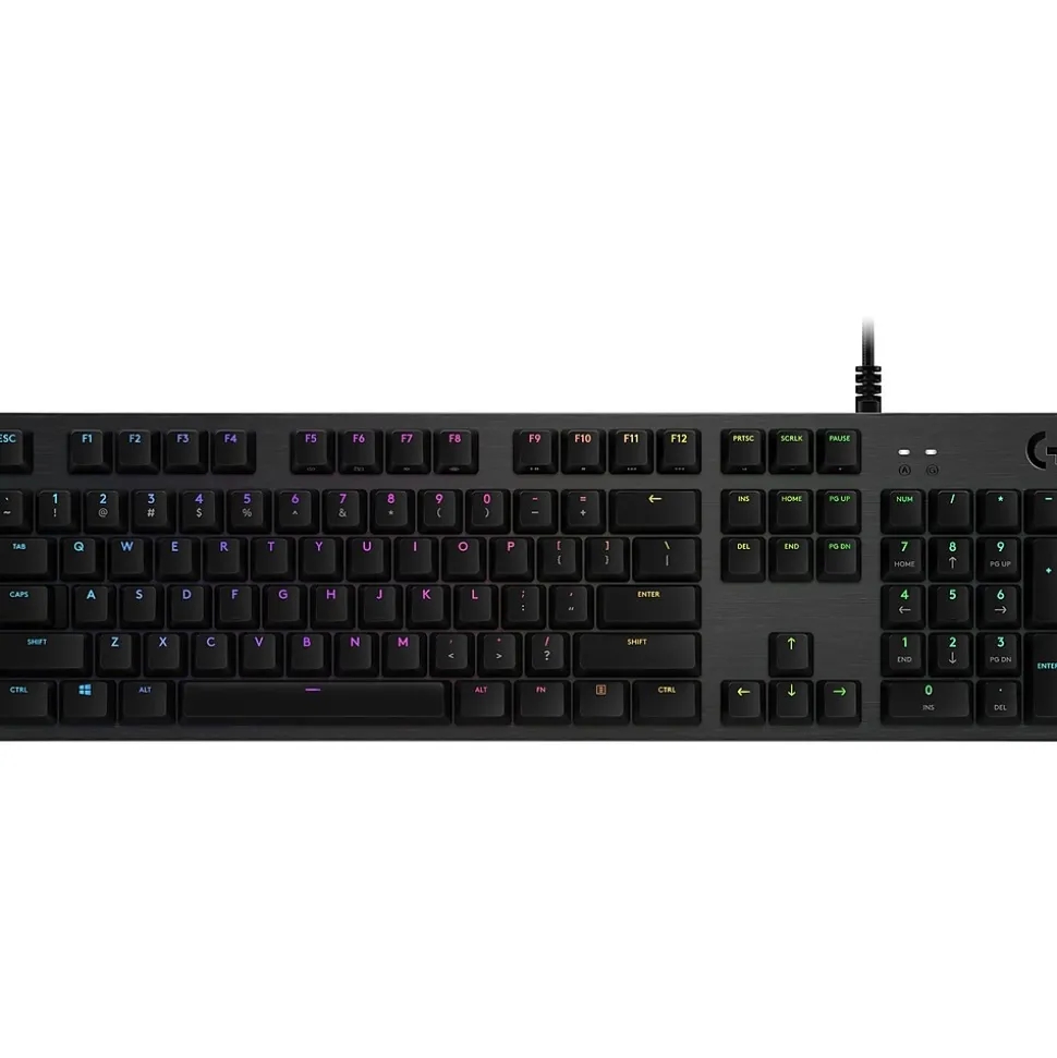 G G512 Wired Gaming Keyboard, Carbon (920-009342) | Logitech New