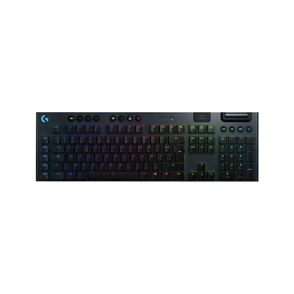 G915 LIGHTSPEED GL Linear Wireless Gaming RGB Mechanical Keyboard, Black (920-008954) | Logitech Shop