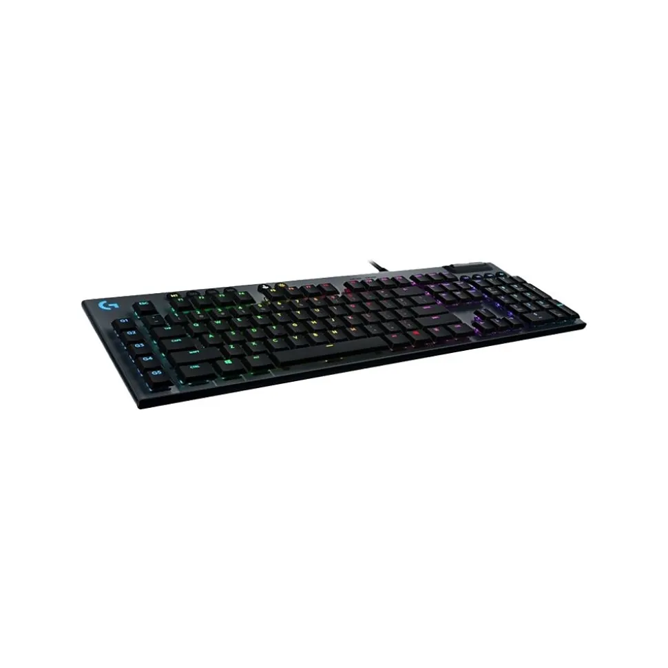 G815 LIGHTSYNC GL Linear Gaming RGB Mechanical Keyboard, Black (920-009000) | Logitech Best
