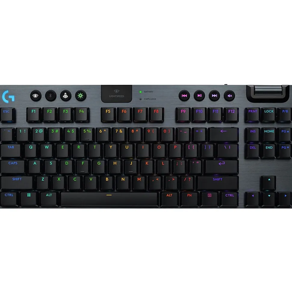 G Series G915 X LIGHTSPEED TKL Wireless Clicky Gaming Keyboard, Black (920-012753) | Logitech Best