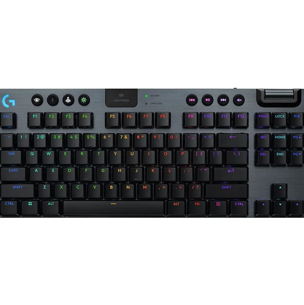 G Series G915 X LIGHTSPEED TKL Wireless Linear Gaming Keyboard, Black (920-012743) | Logitech Outlet