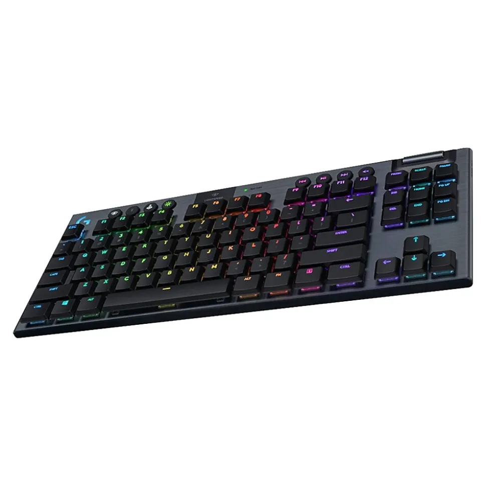 G915 TKL LIGHTSPEED GL Clicky Wireless Gaming RGB Mechanical Keyboard, Black (920-009529) | Logitech Online