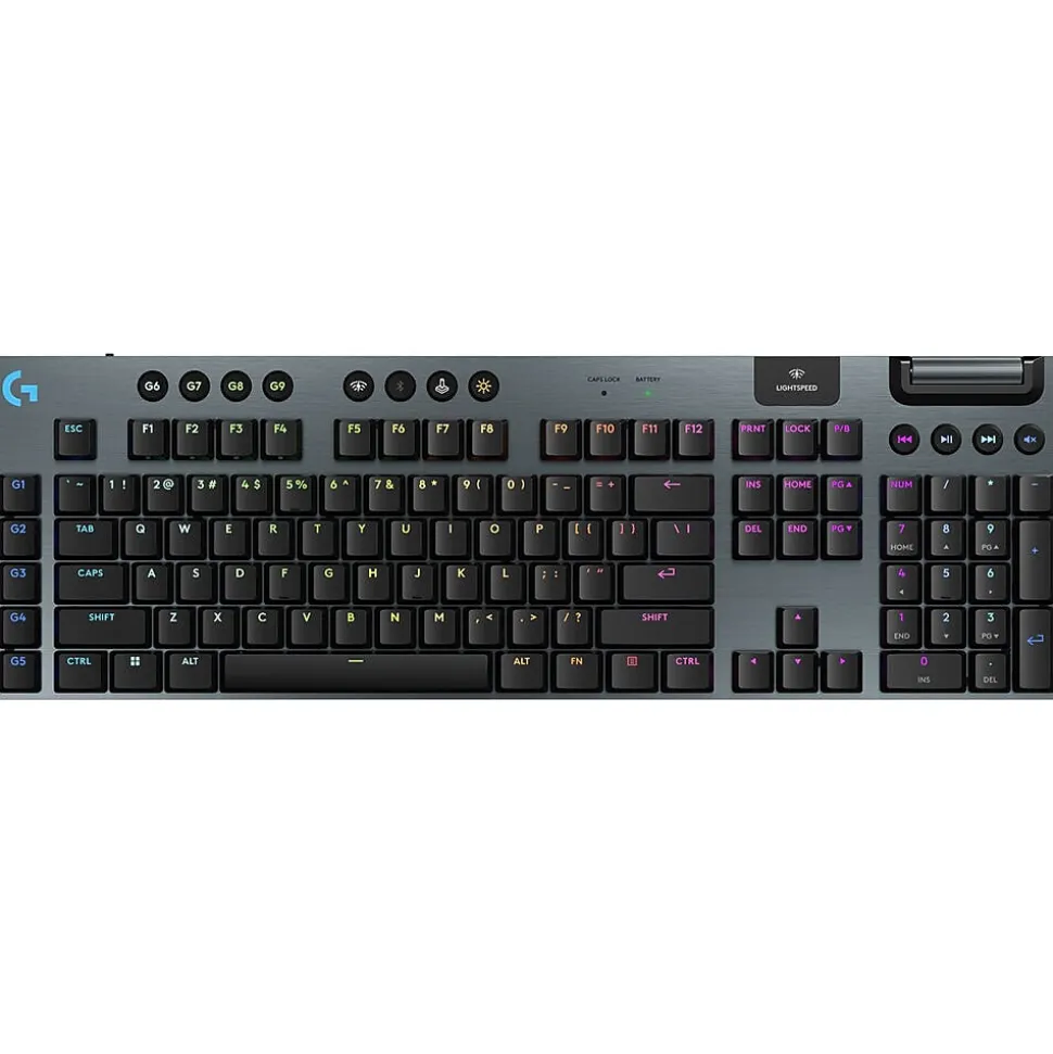 G915 X LIGHTSPEED Wireless Gaming Linear Switches Mechanical Keyboard, Black (920-012696) | Logitech Sale