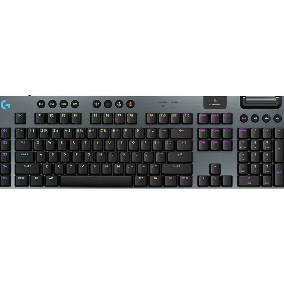 G915 X LIGHTSPEED Wireless Gaming Mechanical Keyboard, Clicky Switches, Black (920-012704) | Logitech Store