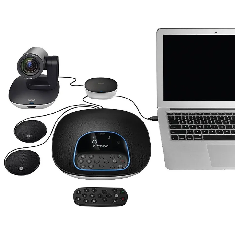 Group Video Conferencing System, High Definition, Black (960-001054) | Logitech Best Sale