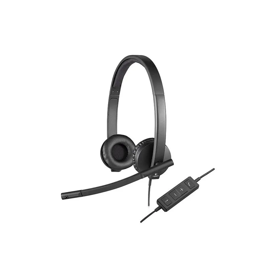 H570e Binaural USB Headset, Wired (981000574) | Logitech Discount