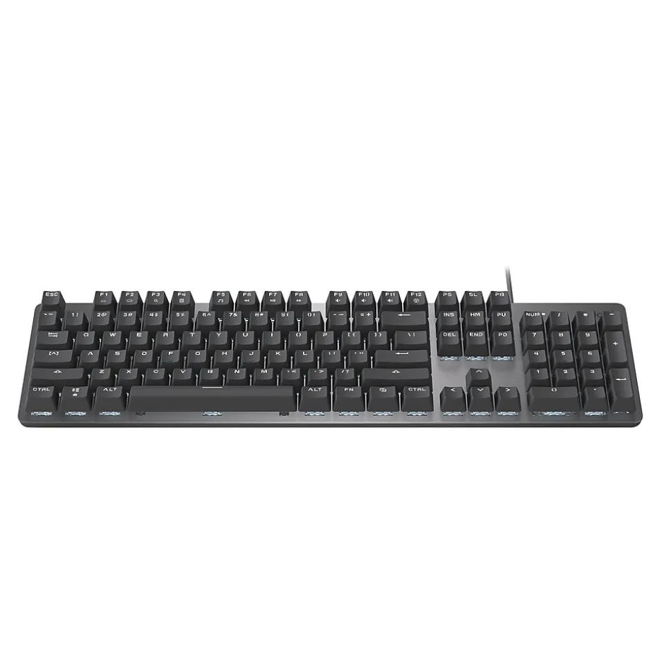 K845 Mechanical Illuminated Aluminum Gaming Keyboard, Brown Switches, Black (920-009862) | Logitech Hot