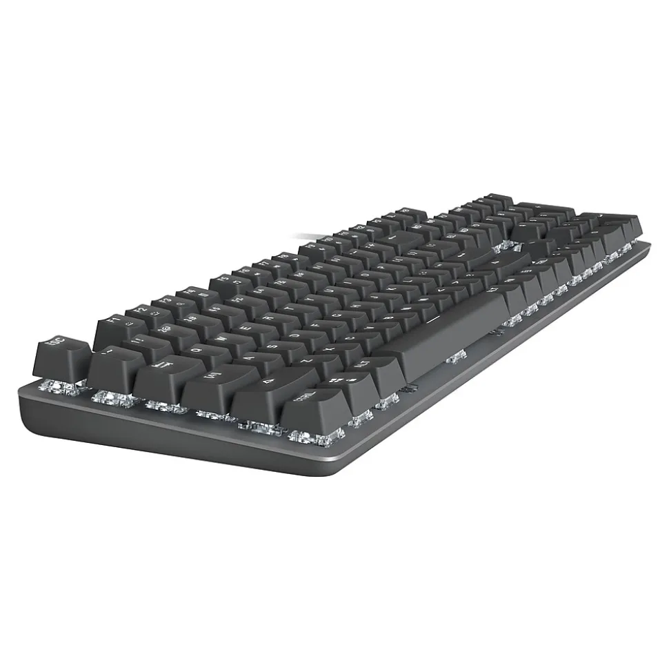 K845 Mechanical Illuminated Aluminum Gaming Keyboard, Brown Switches, Black (920-009862) | Logitech Hot