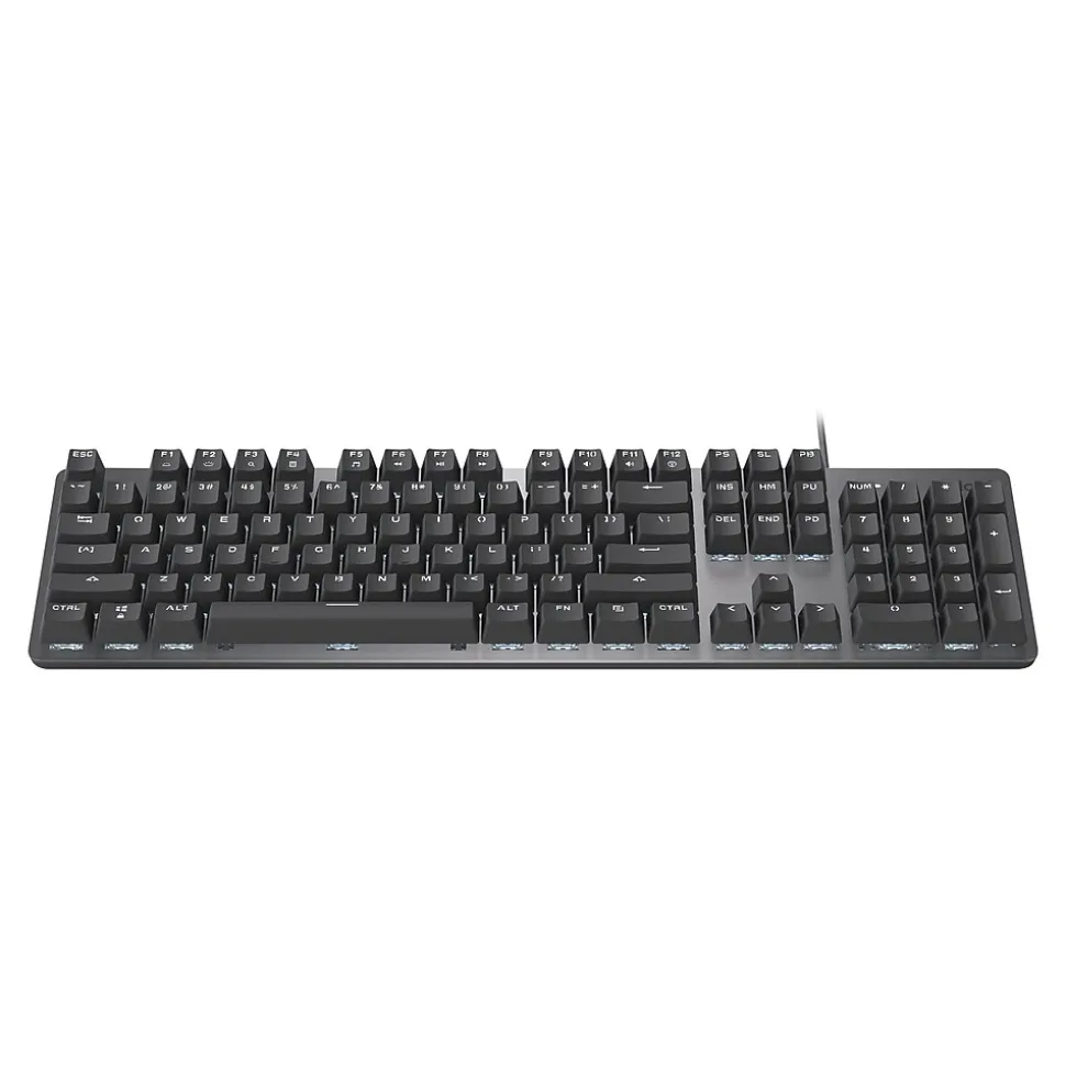 K845 Mechanical Illuminated Aluminum Gaming Keyboard, Cherry MX Blue Switches, Black (920-009864) | Logitech Online
