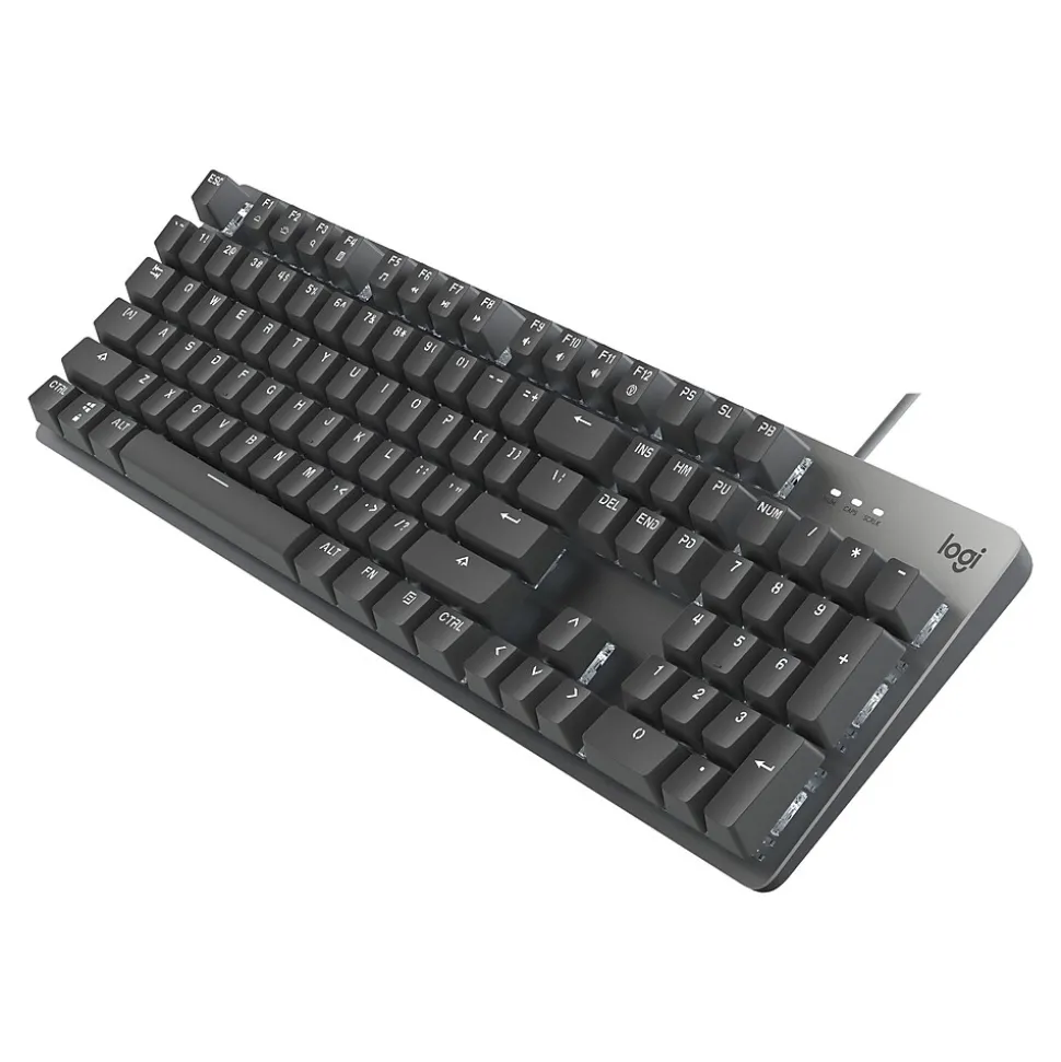 K845 Mechanical Illuminated Aluminum Gaming Keyboard, Cherry MX Red Switches, Black (920-009863) | Logitech Sale