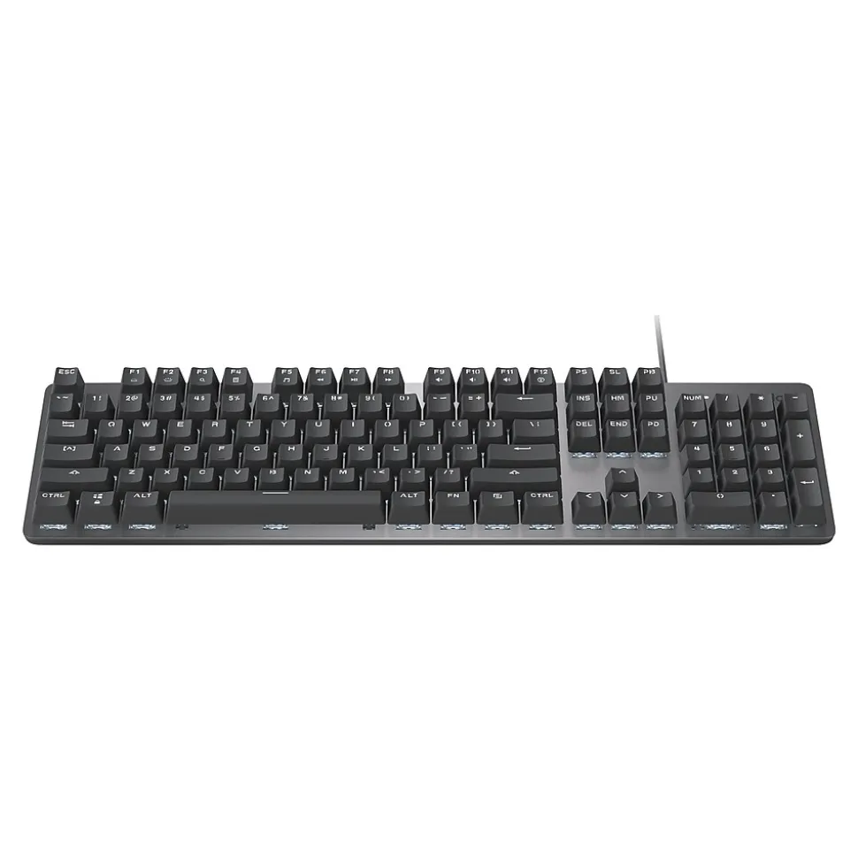 K845 Mechanical Illuminated Aluminum Gaming Keyboard, Red Switches, Black (920-009859) | Logitech Flash Sale